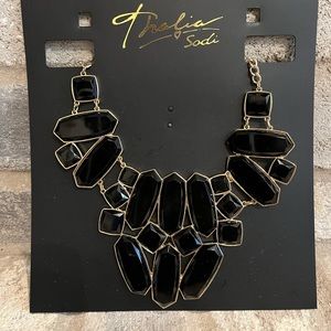 Thalía Sodi Black & Gold Necklace